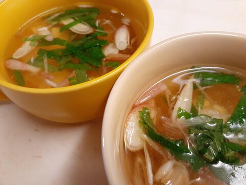 夏野菜の冷製コンソメスープ